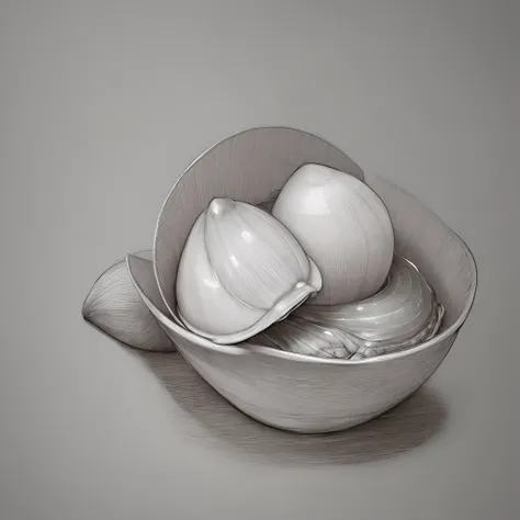 Sketch of a clam without from