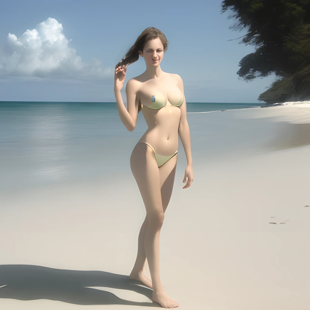 hester peirce on the beach without clothes