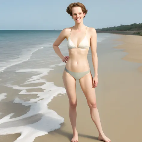 hester peirce on the beach without clothes