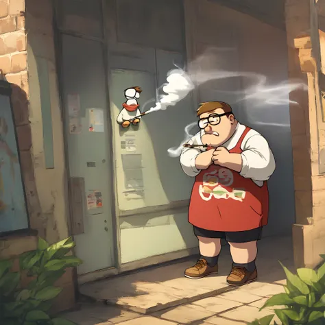 Peter griffin smoking weed