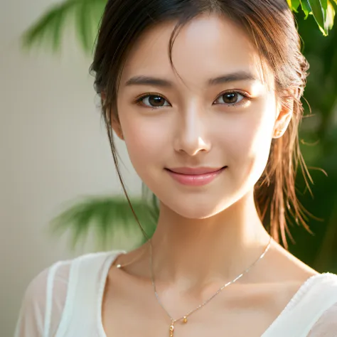 (8K, top-quality, ​masterpiece:1.3, 超A high resolution, A hyper-realistic), High Detail, (Face like the real thing), Photorealsitic, Raw foto, ((one beautiful women)), 28 year old, Detailed face, beautidful eyes, realisticeyes, Eyes in Beautiful Details, (...