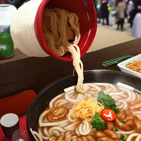 Udon noodles　Cultural Festival　Sheikh