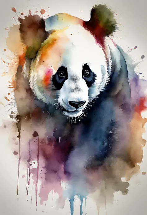 panda dibujado por leonardo davinci