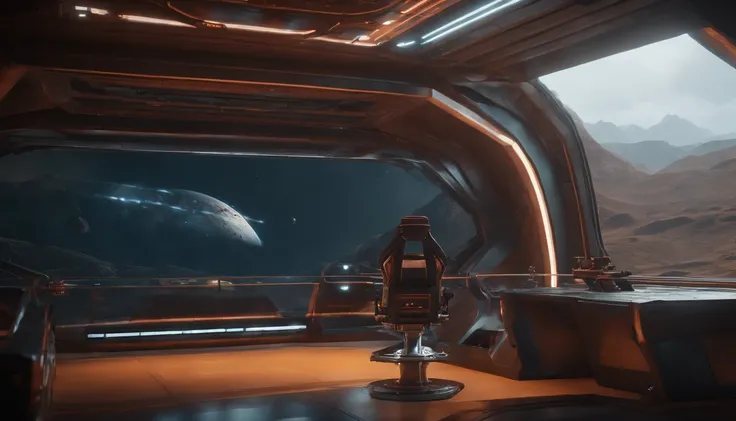 perfect details, 16 k, unreal engine 5, ultra sharp focus, intrikate, SINISTER, Epic Art Masterpiece, TanvirTamim, artstation trend, People looking out from inside the spaceship