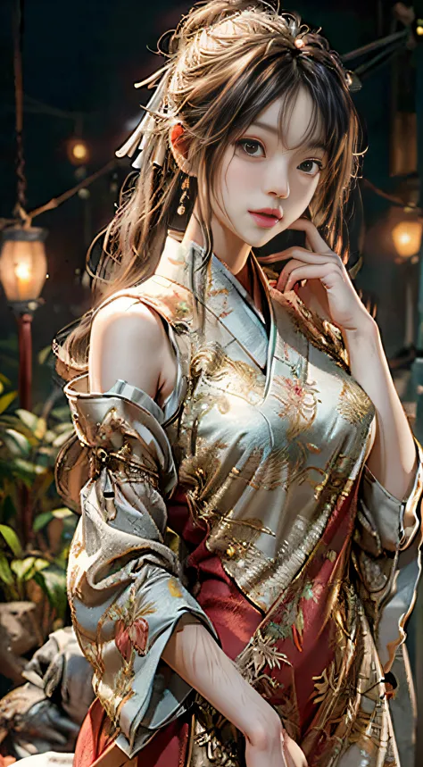 ((best qualtiy)), ((tmasterpiece)), (the detail:1.4), 。.3D, A beautiful cyberpunk female image,hdr（HighDynamicRange）,Ray traching,NVIDIA RTX,Hyper-Resolution,Unreal 5,Subsurface scattering、PBR Texture、post-proces、Anisotropy Filtering、depth of fields、maximu...