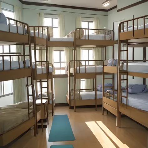 University quadruple dormitory