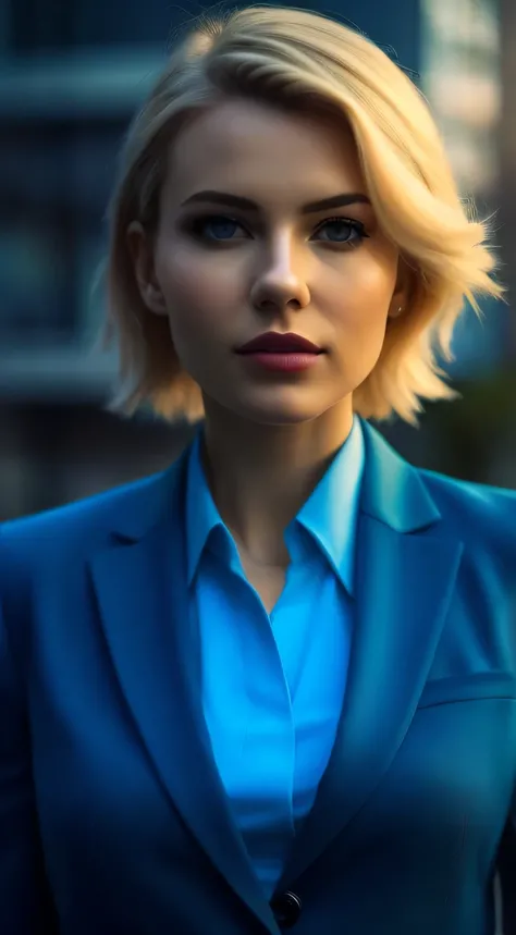 Close-up of woman in green suit and white shirt, girl in suit, girl in suit, professional close-up portrait, Woman in business suit, soft portrait shot 8 k, Professional HD Portrait, High Quality Portrait, sharp looking portrait, color portrait, Sophistica...