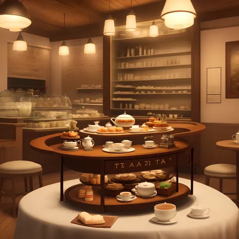 Tea room in the 22nd century