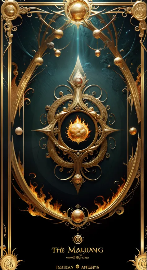 tarot cards，Full tarot border，(The image is surrounded by a tarot card-style border:1.8),The back of the card，Hades，Wearing：a black cloak，Giant scythe，Great giants，Roman mythology，8k wallpaper, Ultra-detailed, Beautiful and aesthetically pleasing, tmasterp...