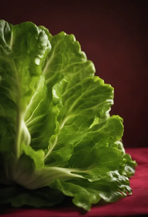 realistic photo of a radioactive lettuce dish