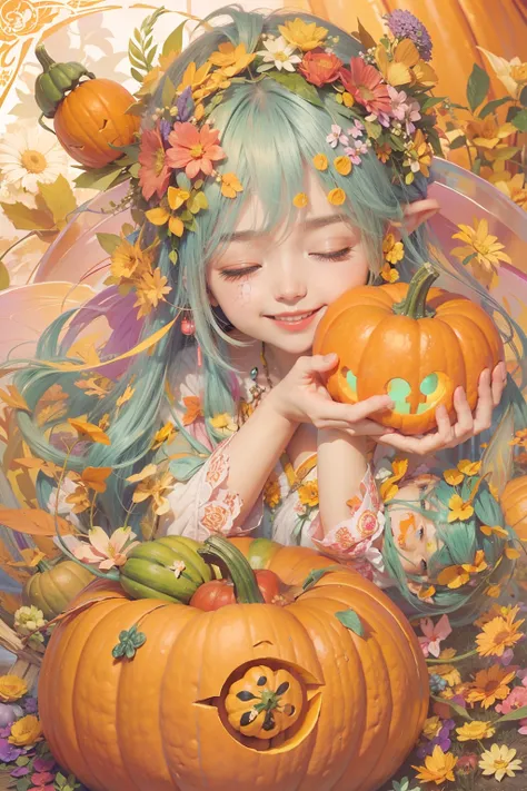 Large pumpkin、faerie、Festivals of the whole planet、A smile、Fantastical、pastels