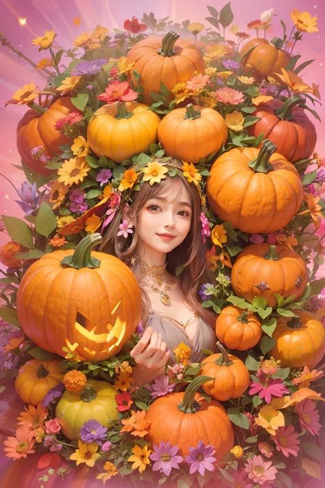 Large pumpkin、faerie、Festivals of the whole planet、A smile、Fantastical、pastels