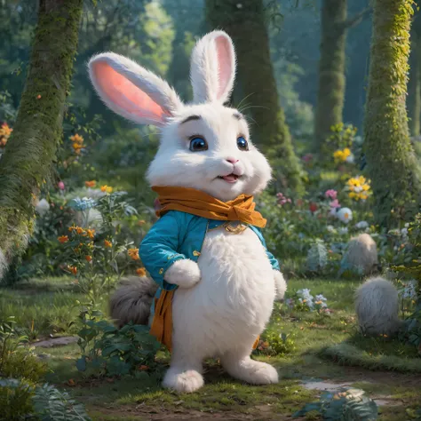 dventure Rabbit(Extremely detailed Cg Unity 8K wallpaper,Masterpiece, Best quality, Ultra-detailed)In the movie, he plays the adventure rabbit，The performance of the Adventure Bunny is very natural and smooth，The Adventure Rabbit will be the humor of the Y...