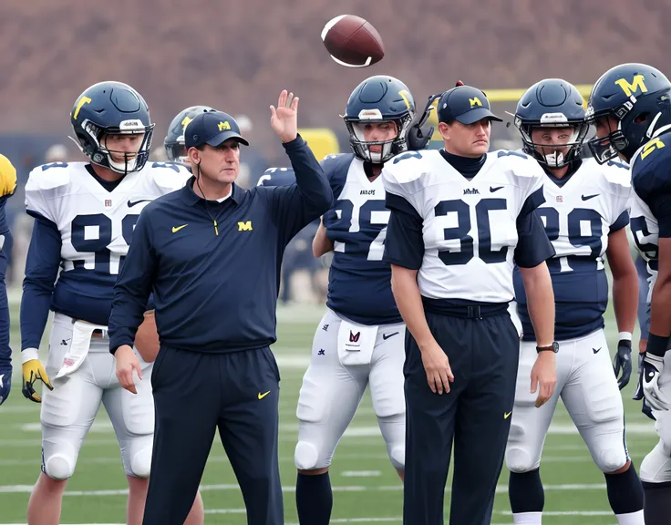 Michigan coach Jim Harbaugh spying on other football teams