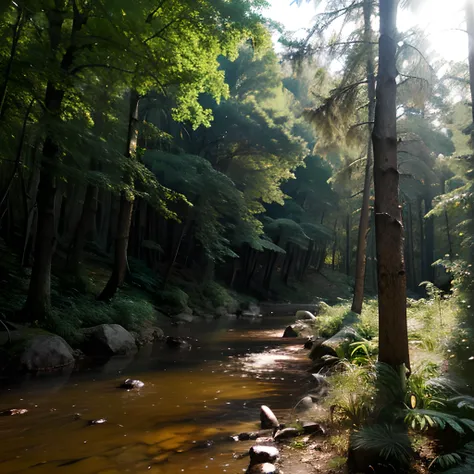 Image of a dense forest