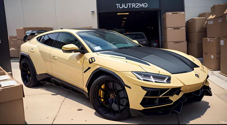 urus lamborghini en carton