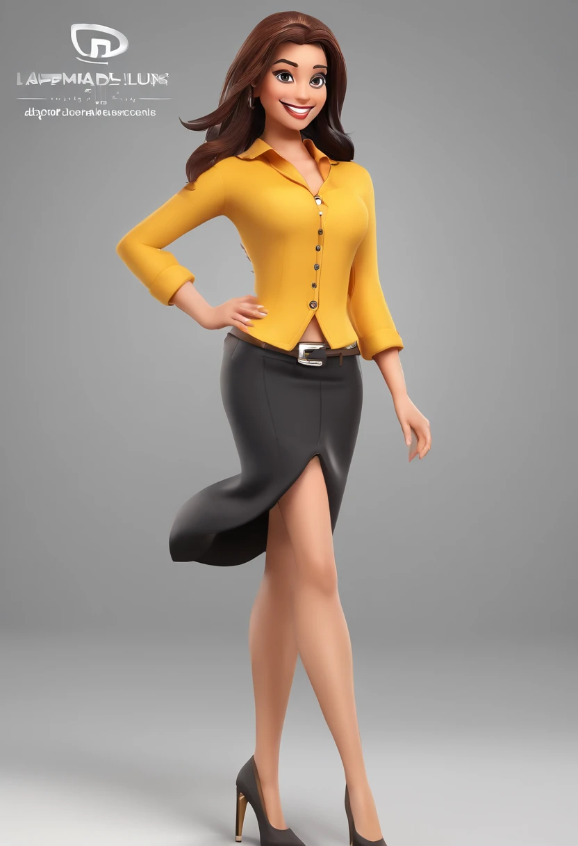 Personagem 3D com Terno Preto, sorridente, estilo disney, 3D Animation Character Style, camisa branca, Gravata Vermelha, ....3d, Processados, Realtor, confiante, attention to detail, terno perfeitamente adaptado, Paleta de cores vivas, cabelos imaculados, ...