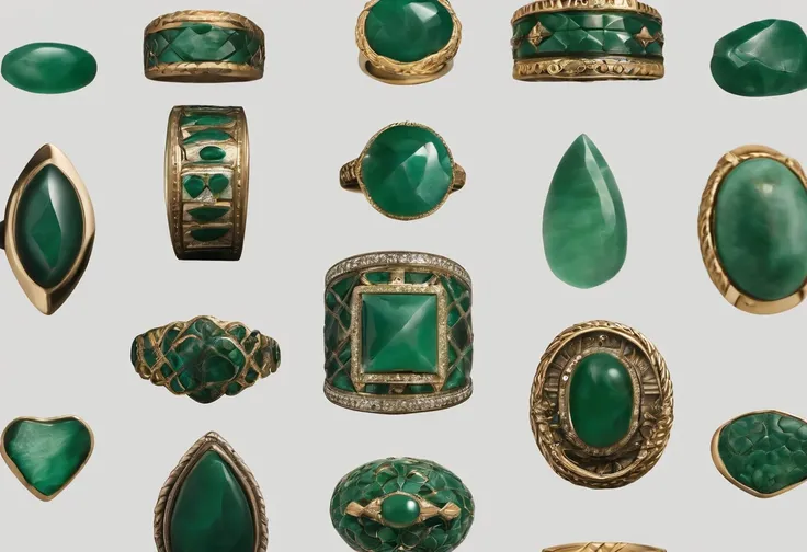 Emerald ring，Saddle rings，Simple，atmospurate，Fashionab，Mens rings,Set in 18K gold,Rings in 18K gold，Solid gold ring，The surface is inlaid with a saddle-shaped jadeite。