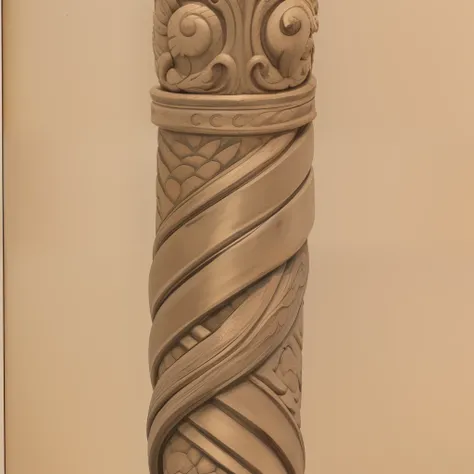 Highly detailed Rod of Asclepius