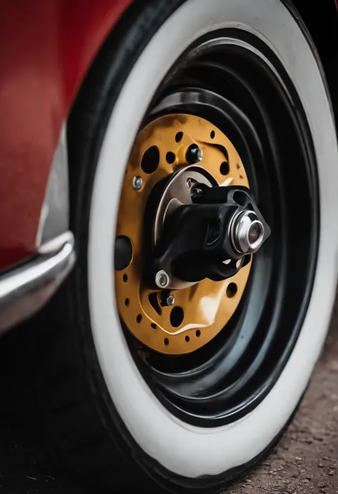 A foot on the brake pad of a car