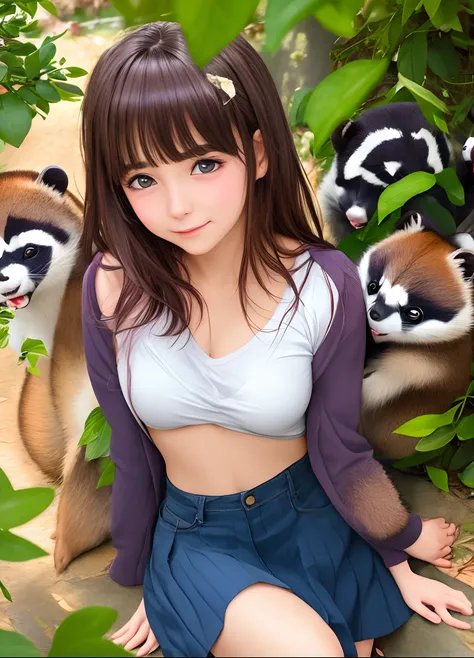 hi-school girl　Lori face　Show your chest　Nipples show through　The nipple is visible　blushed face　Shy face　Teary-eyed　Hard nipples　areola is visible　Tanuki face　High-quality images　a picture　itting open legs　Hold your pants and bite into them