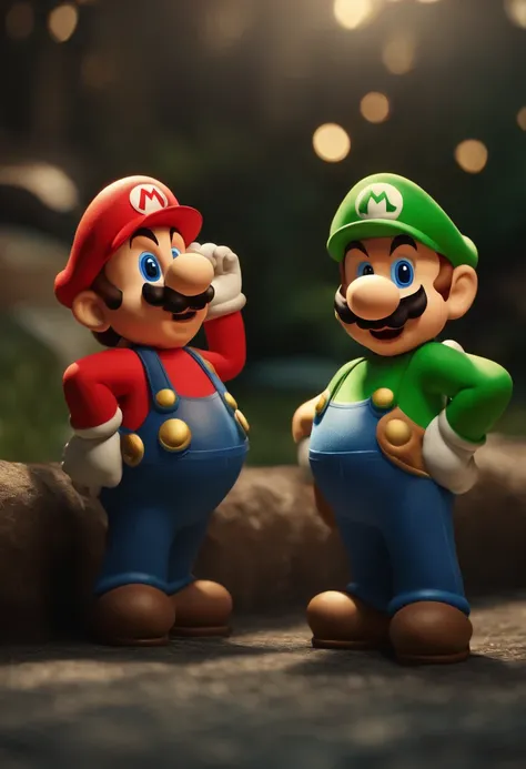 Obese mario and luigi naked butts