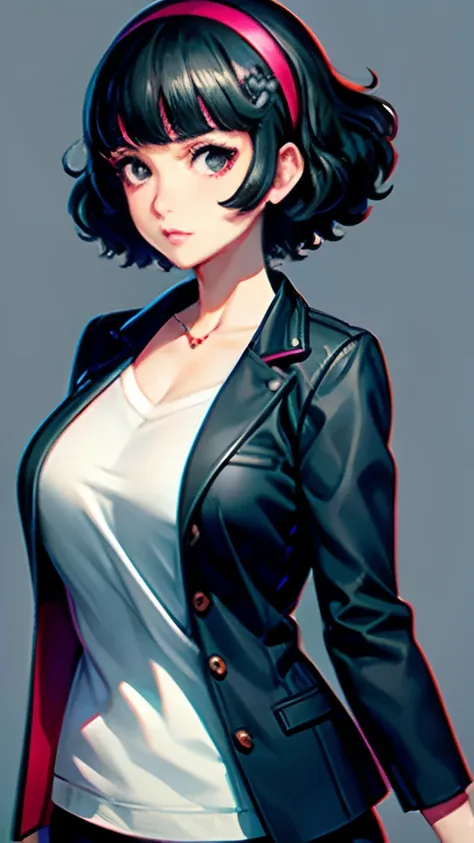 sadayo kawakami from persona 5, adult, adult woman, middle aged, older woman, modest clothes