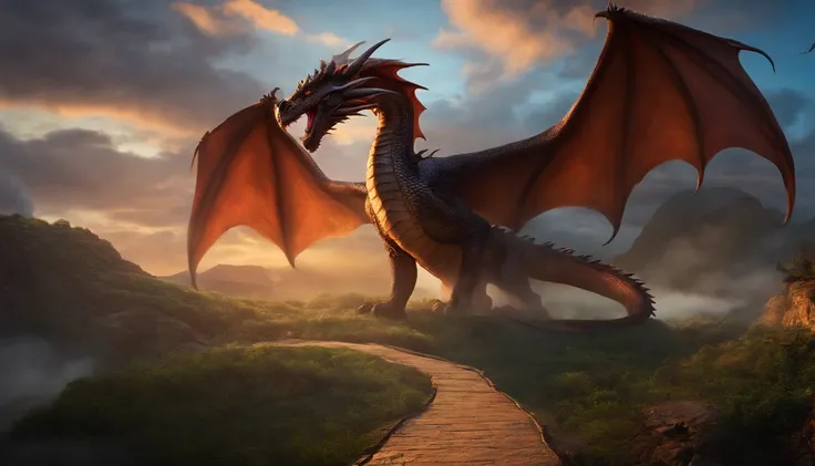 Bring dragons and skies to life