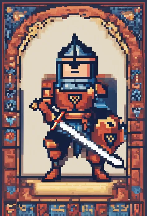 character  design，Knight of the Sword and Shield