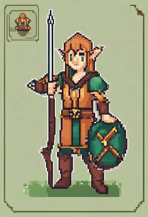 Elven archer character design