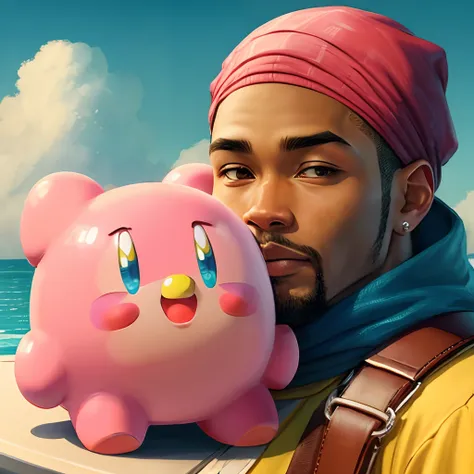 Kirby with a durag