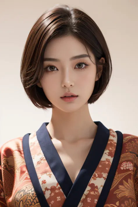 (top-quality,​masterpiece),(Japanese Models),(Very beautiful face,Left and right symmetrical eyes,A detailed eye),(so short hair,Brown hair),(Colossal tits),Standing Letter,Fold your hands behind your head,