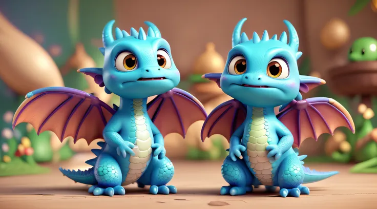 beautiful dragon with big eyes, (cute little european dragon:1.5), character design, sticker design, (cartoony:1.3), (chibi:1.2)...