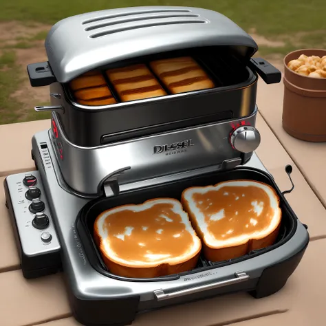 Diesel powered toaster