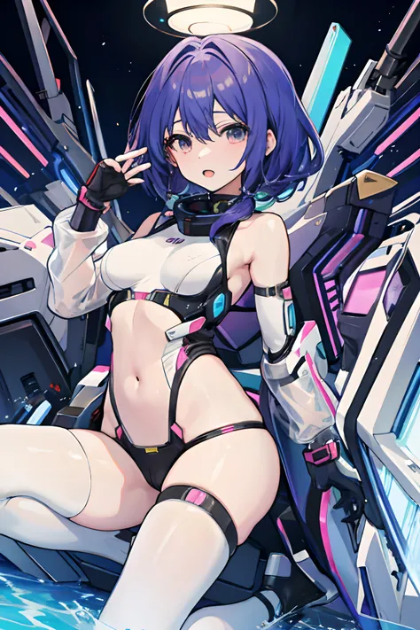 anime girl, skimpy mech suit, erotic