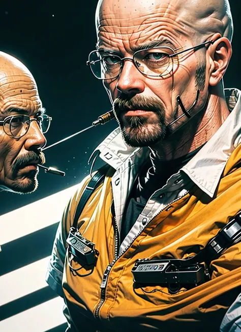 bald, glasses, moustache, walter white, breaking bad, wanna cook