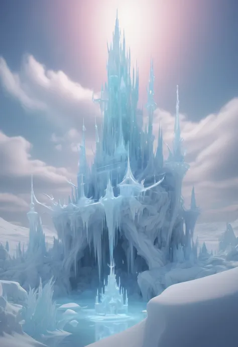 Immerse yourself in frozen dreams with this captivating digital artwork featuring rime ice that takes on surreal and imaginative forms, presenting a whimsical and fantastical landscape. The composition showcases the interplay of light and color, creating a...