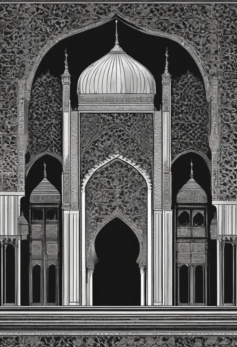 Set the stage with an image of Islamic motifs or a mosque to represent the historical context.