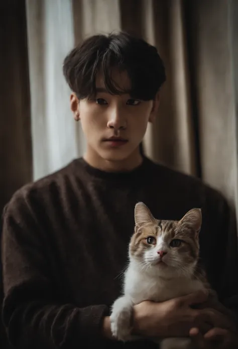 jungkook avec un chaton