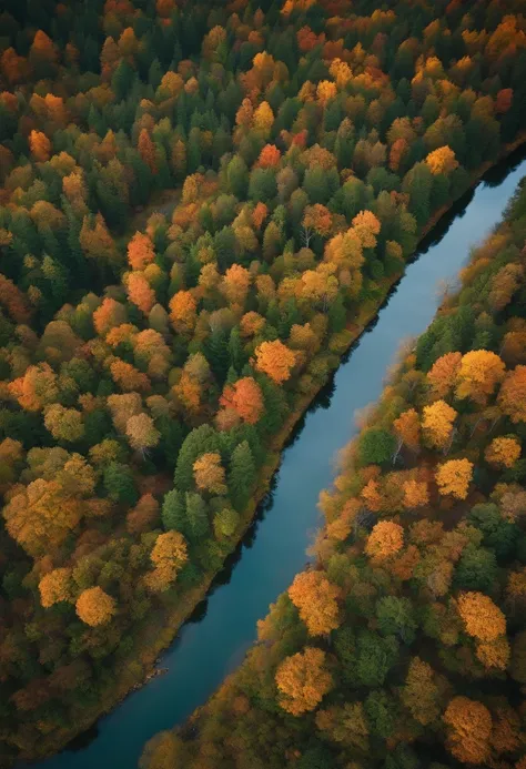 CRIAR UMA CIDADE EM LUGAR MONTANHOSO, VISTA DE UM DRONE