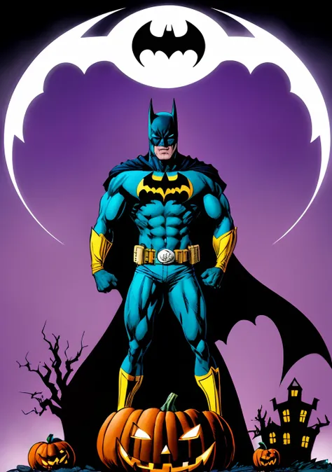 Halloween estilo DC Comics by Jim lee, Batman na festa do Halloween