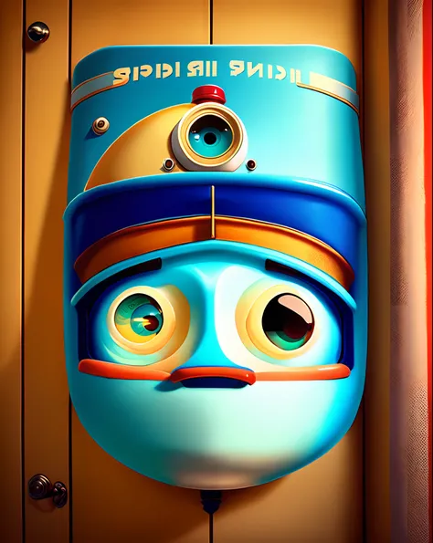 Skibidi toilet pixar poster