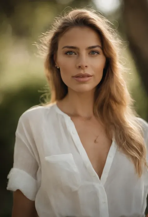 A woman wearing a matching T-shirt and panties, fille sexy aux yeux bleus, Portrait Sophie Mudd, Portrait of de Corinnne Kopf, cheveux blonds et grands yeux, selfie of a young woman, Макияж Without, maquillage naturel, Look directly into the camera, Visage...