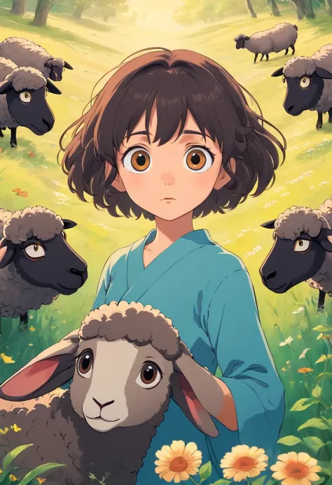 Black sheep, big eyes