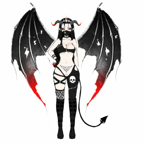 Anime girl with devil wings and a devil mask, menina anime demon, Demon girl, succubus, demoness, Succubus bonito, succubus | medieval, mika kurai demon, mulher do diabo de corpo inteiro, giesha demon, Succubus em vestido curto apertado, com asas infernais...