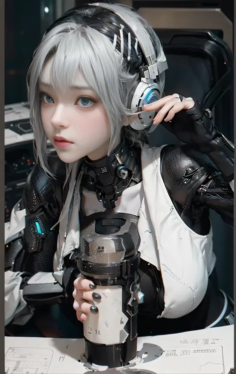 ((best qualtiy)), ((tmasterpiece)), (the detail:1.4), 。.。.。.。.。.。.。.。.。.。.3D, A beautiful cyberpunk female image,hdr（HighDynamicRange）,Ray traching,NVIDIA RTX,Hyper-Resolution,Unreal 5,Subsurface scattering、PBR Texture、post-proces、Anisotropy Filtering、dept...