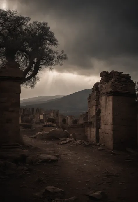 # Mapas mentales: Paisaje de la guerra en morelia mexico

## Description View from the ground, Angle low, Light Painting
- Unforgettable and exhilarating image of the end of the world
- Represents desolation, Post-apocalyptic landscape
- Ruined cemetery, t...