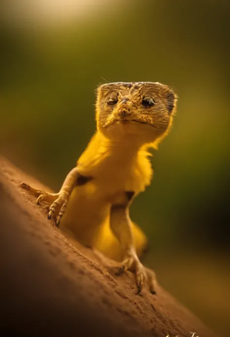 Um garotinho na aventura na floresta, deserto, segurando um passaro amarelo no ombro , feliz, feliz, qualidade perfeita, foco claro, (Obra-prima: 2.1) (Realista: 1.2) (Bokeh) (Melhor qualidade) (Pele detalhada: 1.3) (Detalhes intrincados) (8K) (Olhos de de...