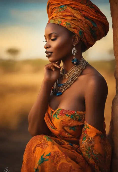 belle fille africaine