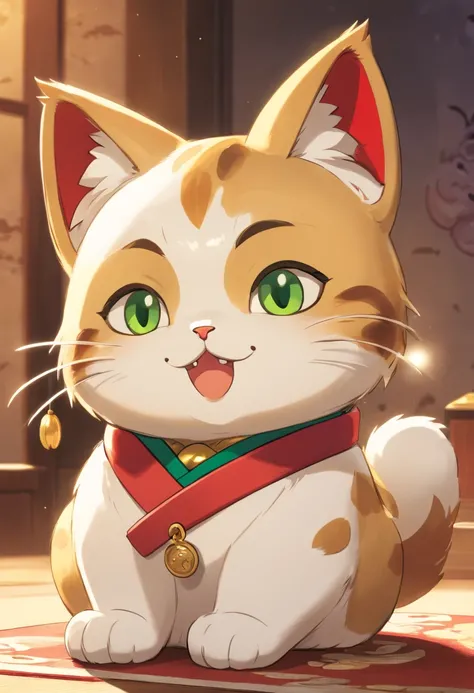 A character that combines the characteristics of a beckoning cat and a cat。Maneki-neko is usually、Jiu Jitsu Gi, Because he is making a gesture that invites happiness with one hand.、Lets incorporate this pose into the cat。Like a beckoning cat、Pose with one ...